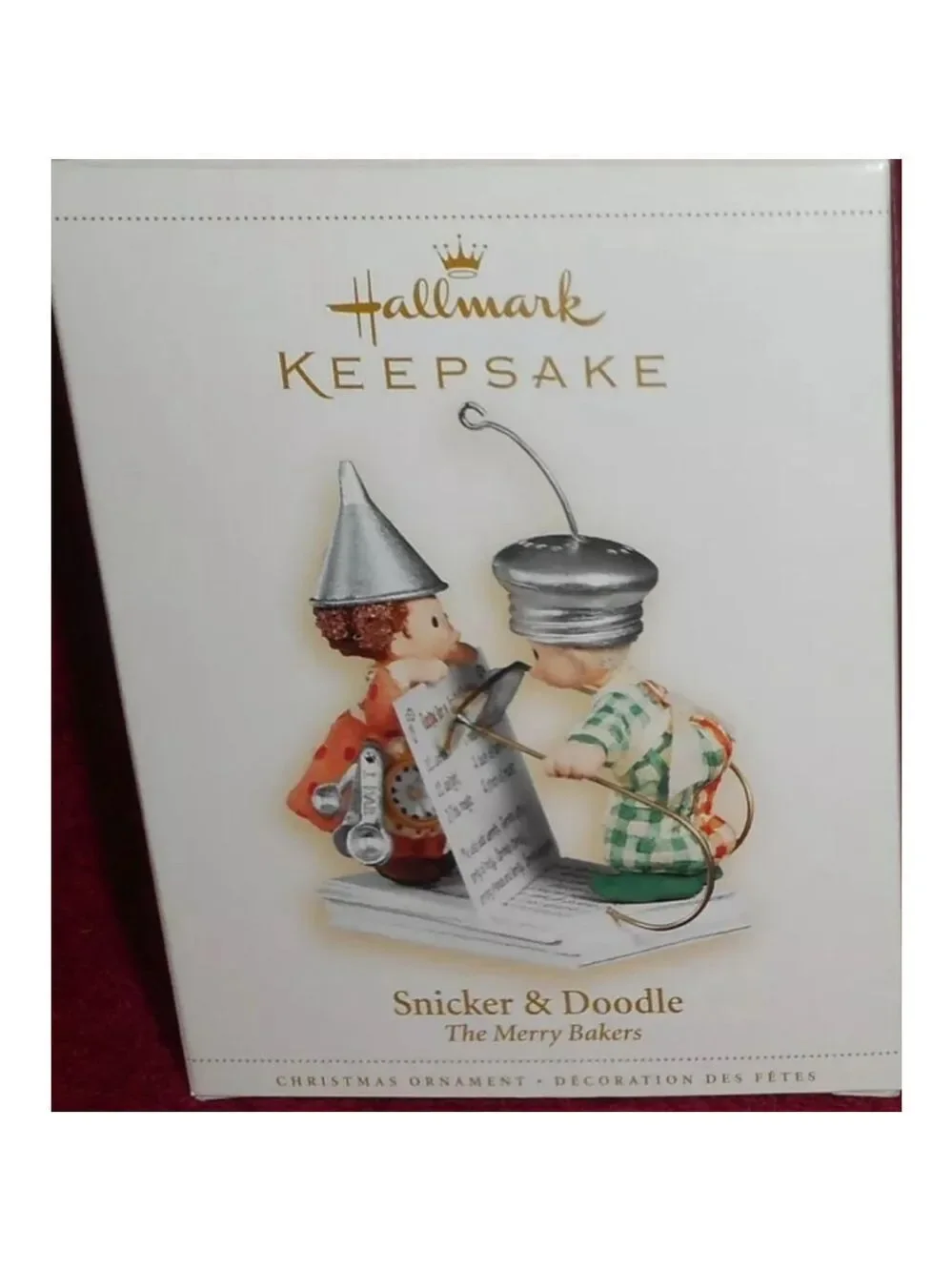 2006 Hallmark Keepsake Ornament Snicker & Doodle The Merry Bakers *No Box*